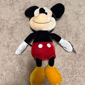 Disney Mickey Mouse Plush Toy - Black, Red, Yellow